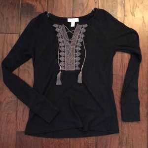 NWT: Long sleeve top with flair